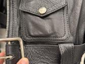 Odinė Biker stiliaus striukė (Unisex) - nuotraukos Nr. 7