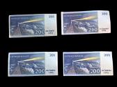 200 Litų Banknotai, 1997 m. Lietuva. - nuotraukos Nr. 2