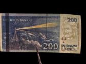 200 Litų Banknotai, 1997 m. Lietuva. - nuotraukos Nr. 4