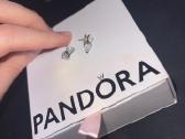 Pandora sidabriniai auskarai - nuotraukos Nr. 2