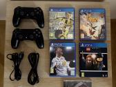 Playstation 4 500 GB 2 pulteliai+ 5 žaidimai - nuotraukos Nr. 2
