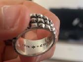 Chrome hearts žiedas - nuotraukos Nr. 2