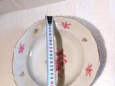 2 gilios lėkštės su gėlėmis Jekabpils Jlm 24 cm - nuotraukos Nr. 3