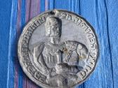 Vintažinis aliuminio bareljefas „Didysis kunigaikš - nuotraukos Nr. 2