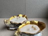 Rankų darbo žvakės natūraliose austrių kriauklėse - nuotraukos Nr. 4