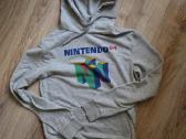 Nintendo 64 pilkas džemperis su gobtuvu - nuotraukos Nr. 6