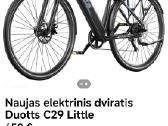 Elektrinis dviratis Naujas Duotts 29 litll - nuotraukos Nr. 2
