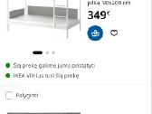 Vitval ikea dviaukštė lova - nuotraukos Nr. 8