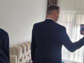 Mėlynas kostiumas ir pilkas švarkas. - nuotraukos Nr. 5