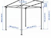 Ikea pavėsinės rėmas - nuotraukos Nr. 3