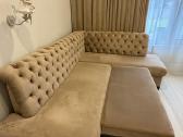Parduodama elegantiška L formos išskleidžiama sofa - nuotraukos Nr. 4