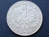 10 zlotų 1932m. Lenkija sidabras - nuotraukos Nr. 2