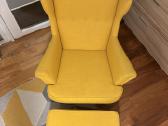 Ikea Strandmon Fotelis su pufu - nuotraukos Nr. 2