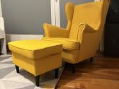 Ikea Strandmon Fotelis su pufu - nuotraukos Nr. 4
