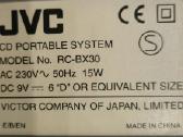 JVC RC-bx30 nešiojamas muzikos centras - nuotraukos Nr. 10