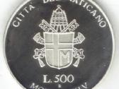 1984 Vatikanas 500 lirų - nuotraukos Nr. 2
