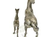 Metalinės žirgų statulos 2 vnt. Komplektas - nuotraukos Nr. 5