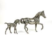 Metalinės žirgų statulos 2 vnt. Komplektas - nuotraukos Nr. 6