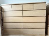 Ikea Malm 6 stalčių komodos, 2 vnt. - nuotraukos Nr. 3