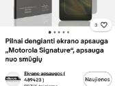 Motorola Signature 16/512gb+įkrov+od.dėklas,dokum - nuotraukos Nr. 5