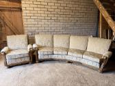 Patogi sofa su dviem važinėjančiais foteliais - nuotraukos Nr. 4