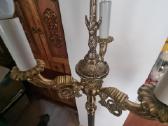 Retro,prabangus,tikros bronzos toršeras 155cm. - nuotraukos Nr. 3