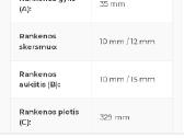 Naujos nenaudotos baldinės rankenos „Helix 320“ - nuotraukos Nr. 4