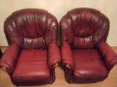 Klasikiniai odiniai foteliai ir sofa-lova. - nuotraukos Nr. 2