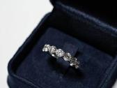 Žiedas natūralių deimantų juostelė 2.15ct - nuotraukos Nr. 3
