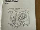 Inverterinis generatorius Ronix 4500 W - nuotraukos Nr. 9