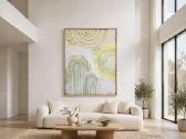 Masyvus minimalistinis paveikslas (170 x 127 cm) - nuotraukos Nr. 8