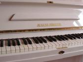 "August Forster" baltos spalvos pianinas . - nuotraukos Nr. 4