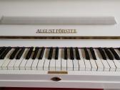 "August Forster" baltos spalvos pianinas . - nuotraukos Nr. 8