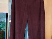 Italų gamybos velvetinės plačios kelnės XL/2xl - nuotraukos Nr. 2