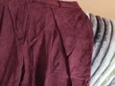 Italų gamybos velvetinės plačios kelnės XL/2xl - nuotraukos Nr. 4
