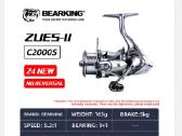 Ritė Bearking Zeus II C2000s (tik 163g) - nuotraukos Nr. 2