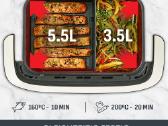 Tefal Dual Easy Fry Flex gruzdintuvė - nuotraukos Nr. 4