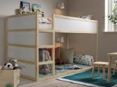 Dvipusė lova Ikea Kura su palapine. 90x200 cm - nuotraukos Nr. 2