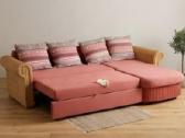 Kampinė miegama sofa su pintais porankiais - nuotraukos Nr. 3