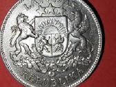 Latvija 2 latai 1926,sidabras 0,835 - nuotraukos Nr. 2