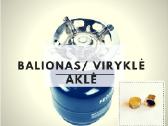 5 litrų balionas su virykle + aklė