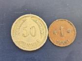 Suomija 1919 1penni, 1921 50pennia - nuotraukos Nr. 2