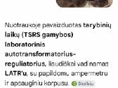 Autotransformatorius-reguliatorius - nuotraukos Nr. 3