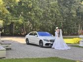 Baltas !mercedes-benz S kl nuoma vestuvėms - nuotraukos Nr. 14