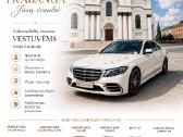 Baltas !mercedes-benz S kl nuoma vestuvėms - nuotraukos Nr. 17