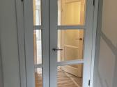 Dvivėrės medžio masyvo vidaus durys su stiklu - nuotraukos Nr. 12