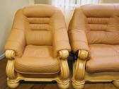 Natūralios odos sofa su miegojimo funkcija - nuotraukos Nr. 8