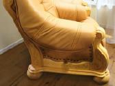 Natūralios odos sofa (ąžuolinis rėmas) - nuotraukos Nr. 31
