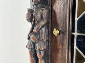 Ąžuolinis XIX a. pr. bufetas su vitražu - nuotraukos Nr. 9