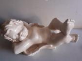 Didelė gulinčio angeliuko statulėlė Ilgis 35 - nuotraukos Nr. 7